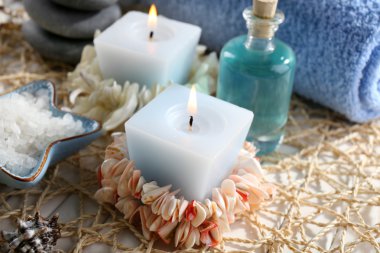 Deniz tarzı spa kompozisyon