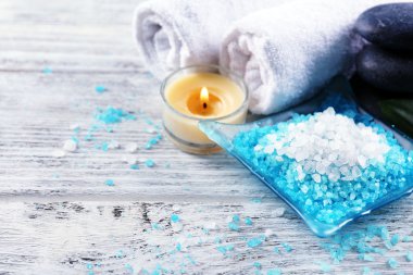 Spa set dekore edilmiş