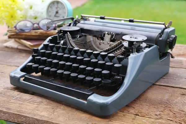 Vintage black typewriter — Stock Photo, Image