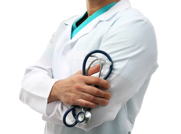 Doctor with crossed hands — Stock Photo, Image