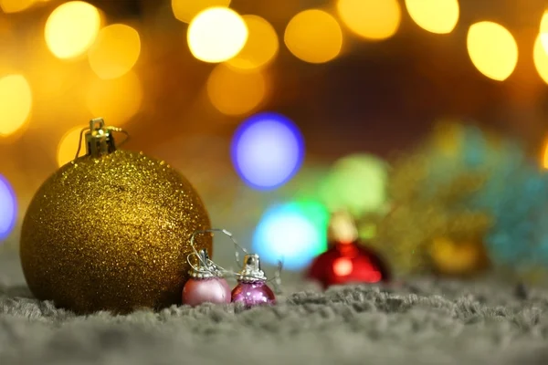 Boules de Noël lumineuses — Photo