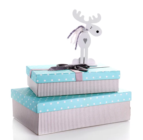 Beautiful Christmas gifts with toys — Stock Photo, Image