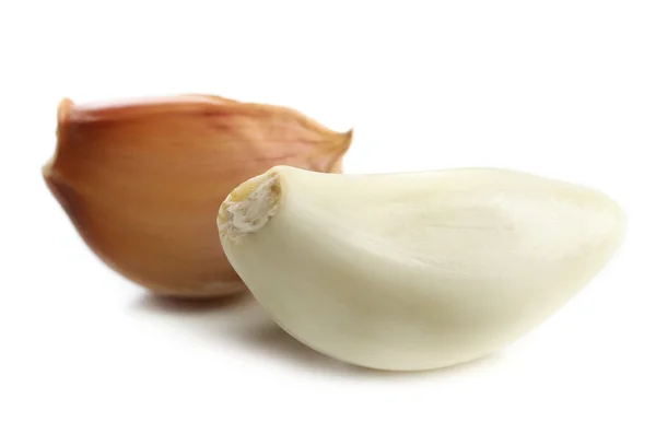 Knoblauch isoliert auf weiß — Stockfoto