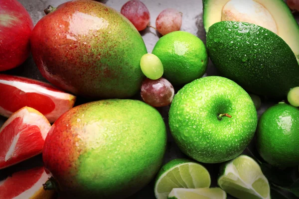 Achtergrond van de gezonde vruchten — Stockfoto