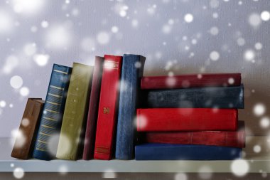 backgrownd kar etkisi üzerinde kitap