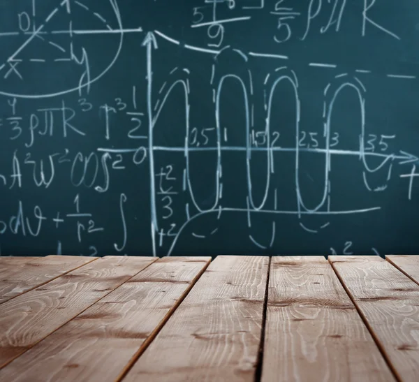 Kara tahta ile okul arka plan — Stok fotoğraf