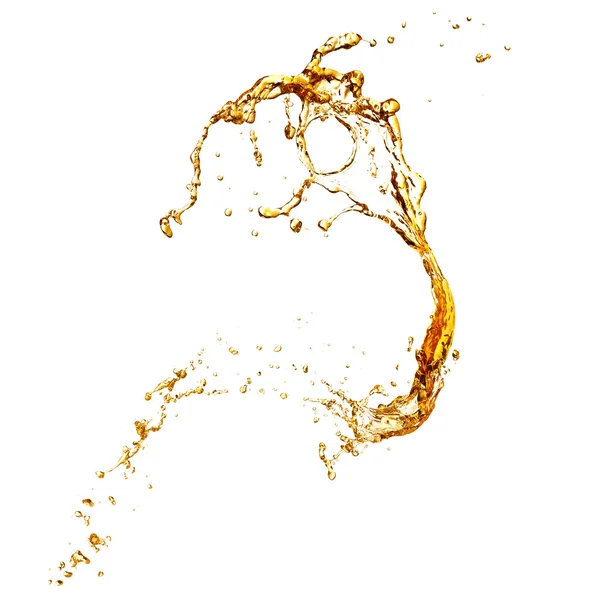 Apple juice splashing — Stock Photo, Image