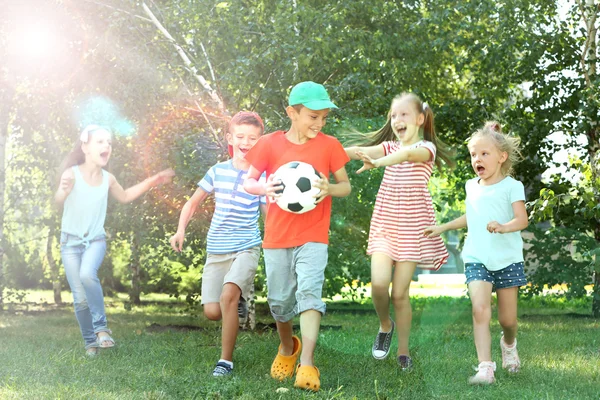 Happy active children — Stock Photo, Image