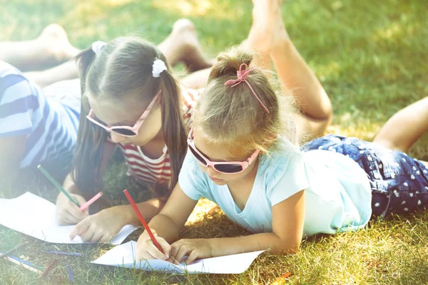 Happy active children — Stock Photo, Image