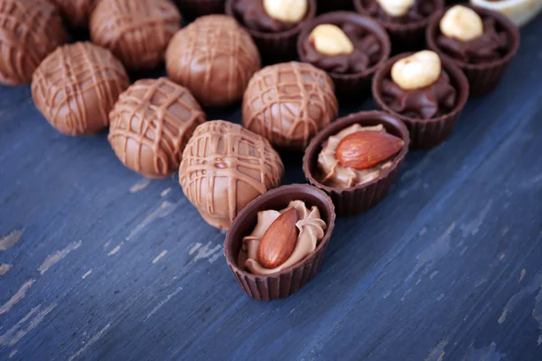 Lekkere chocolade snoepjes — Stockfoto