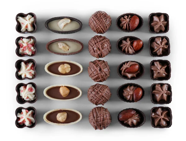 Leckere Schokoladenbonbons — Stockfoto