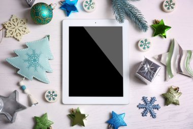 Tablet ve Noel dekor