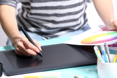 El çizimi Grafik Tablet