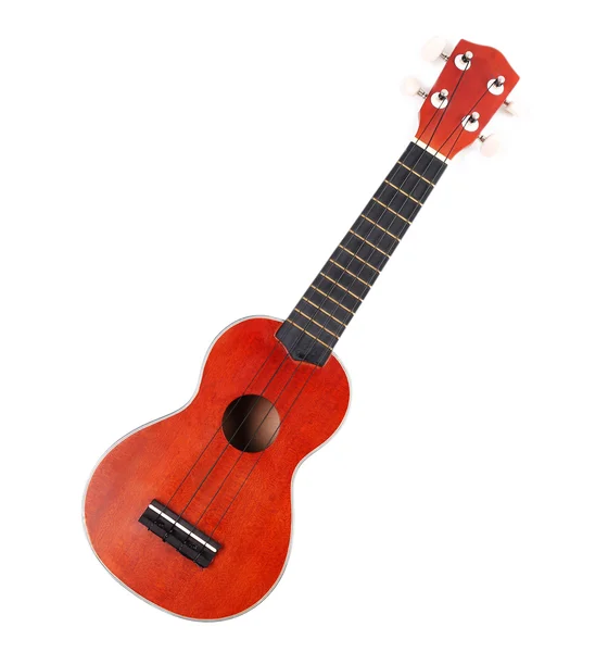 Bela guitarra acústica havaiana — Fotografia de Stock