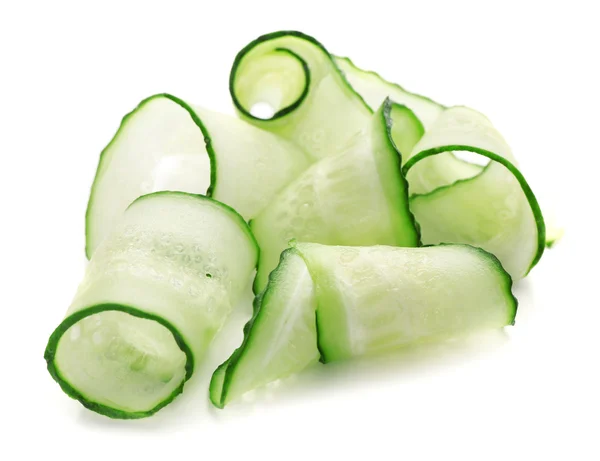 Fresh Sliced cucumbers — Stock Photo, Image