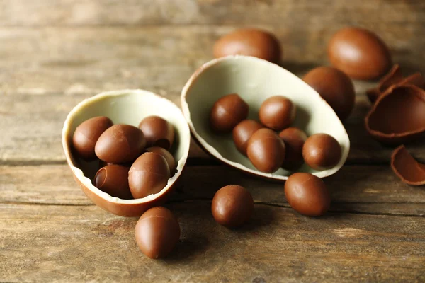 초콜릿 부활절 달걀 — 스톡 사진