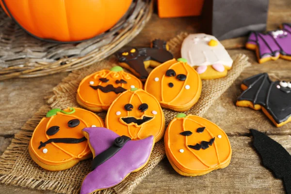 Biscotti creativi di Halloween — Foto Stock