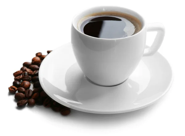 Kopje smakelijke koffie Stockfoto