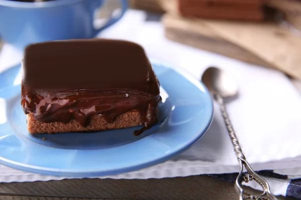 Heerlijke chocolade brownie — Stockfoto