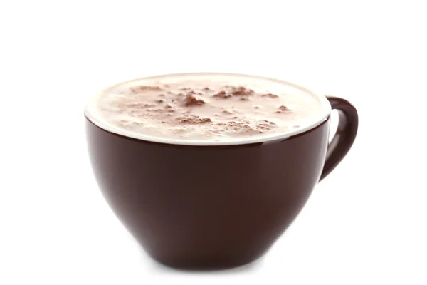 Бурая чашка какао — стоковое фото