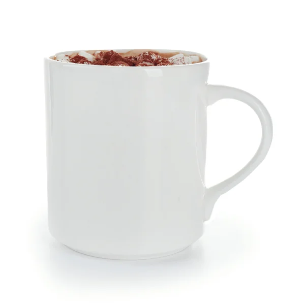 Weiße Tasse Kakao — Stockfoto