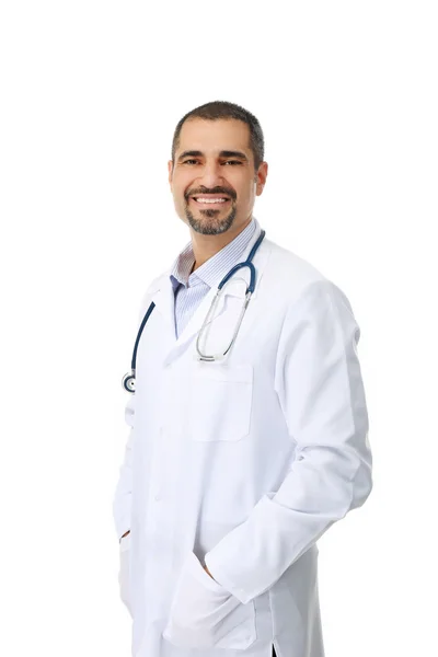 Portrait of a doctor isolated — Stock Photo, Image