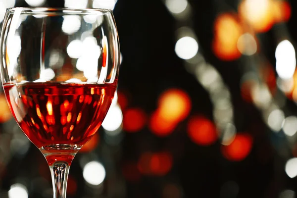 Glass of pink wine — Stock Photo, Image