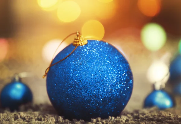 明亮的圣诞球 — 图库照片