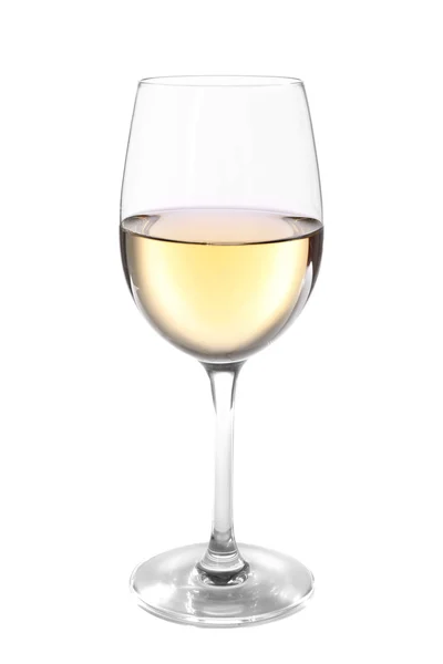 Glas wijn op lichte achtergrond — Stockfoto