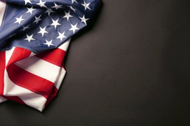 Kara günü Amerikan bayrağı  
