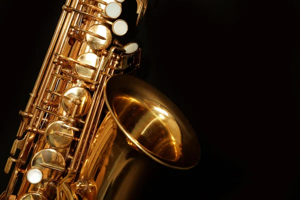 Mooie gouden saxofoon — Stockfoto
