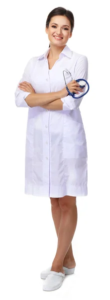 Smiling medical doctor isolated — Stock Photo, Image