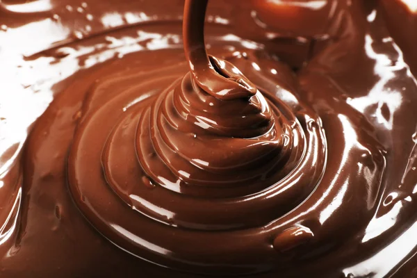 Melted delicious chocolate — Stock Photo, Image