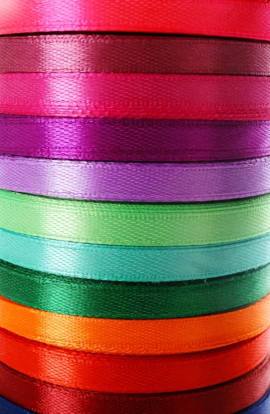 Stack of color ribbons — Stock Photo, Image