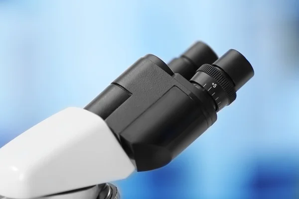Medical microscope closeup — Stock Photo, Image