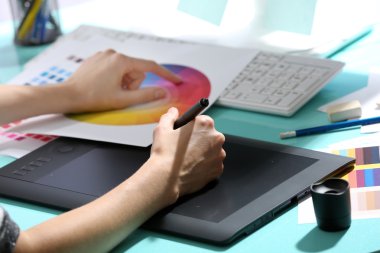 El çizimi Grafik Tablet