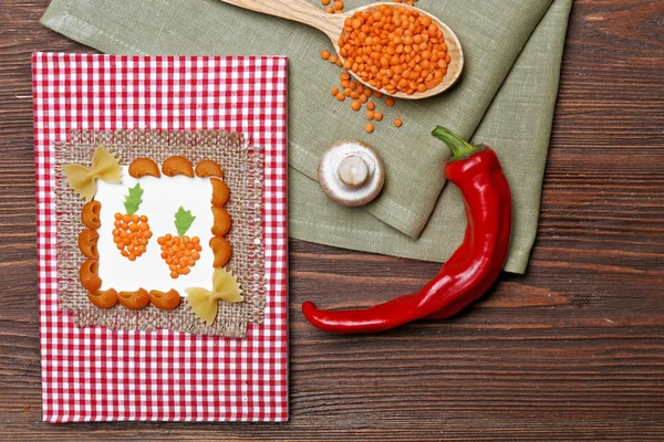 Decorated cook book — Stock Photo, Image