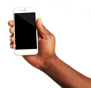 El ele tutuşan cep telefonu