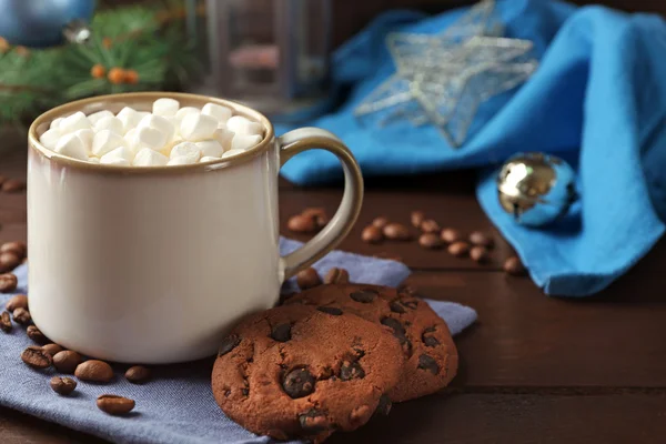 Mok warme chocolademelk — Stockfoto