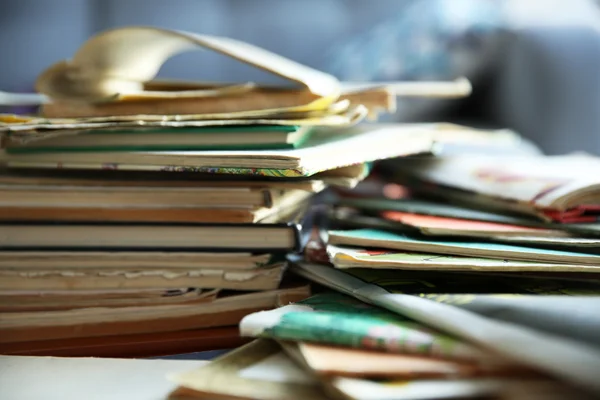 Pile of old books, close up — Stock Photo, Image