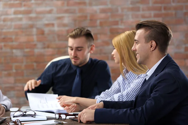 Möte i konferensrummet — Stockfoto