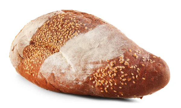 Brød isoleret på hvid - Stock-foto