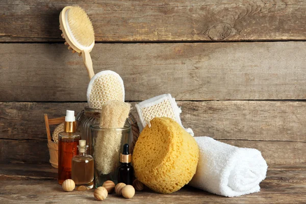 Natural bath tools — Stock Photo, Image