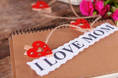 Anneler günü için defter