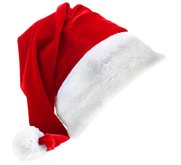 Sombrero rojo de Santa Claus — Foto de Stock