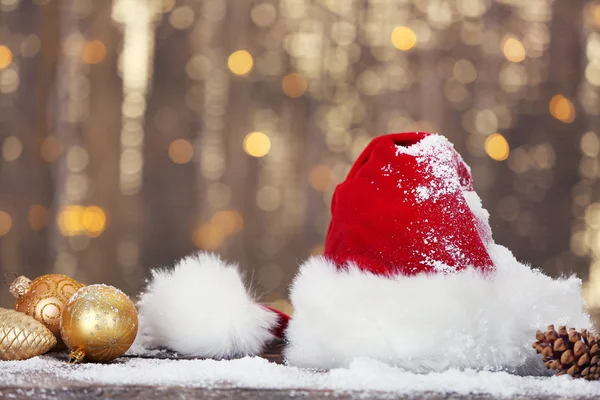 Sombrero rojo de Santa Claus —  Fotos de Stock