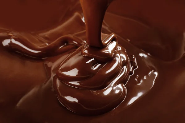 Gesmolten heerlijke chocolade — Stockfoto