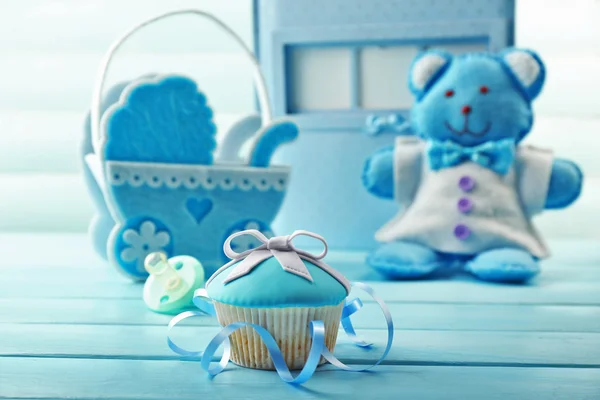 Decorado Sabrosos cupcakes — Foto de Stock