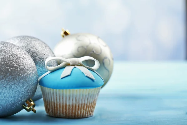 Lekkere cupcake versierd — Stockfoto