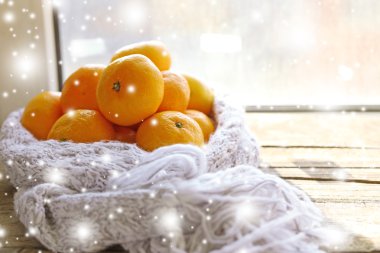 Mandalina eski ahşap tablo